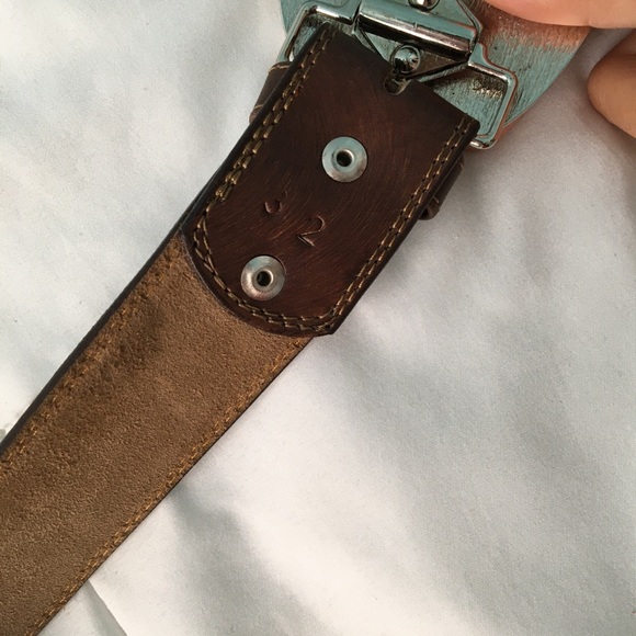 Leather belt